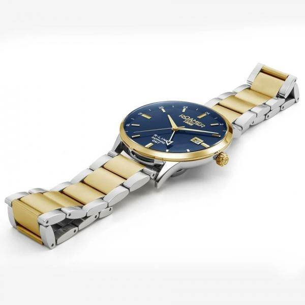 Roamer R-LINE GMT kéttónusú férfi óra dupla szíjjal 990987474505