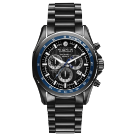 Roamer Rockshell Mark III fekete kronográf férfi óra 220837458550