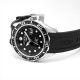 Roamer Rockshell Mark III Scuba fekete férfi búváróra fekete kaucsuk szíjjal 867833418502