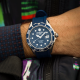 Roamer Rockshell Mark III Scuba kék férfi búváróra kék kaucsuk szíjjal 867833414502
