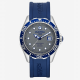 Roamer Rockshell Mark III Scuba szürke férfi búváróra kék kaucsuk szíjjal 867833415502
