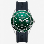 Roamer Rockshell Mark III Scuba zöld férfi búváróra fekete kaucsuk szíjjal 867833417502