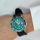 Roamer Rockshell Mark III Scuba zöld férfi búváróra fekete kaucsuk szíjjal 867833417502