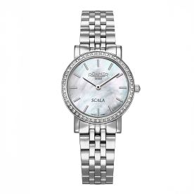 Roamer Scala ezüst színű gyöngyház számlapos női karóra 976830412050