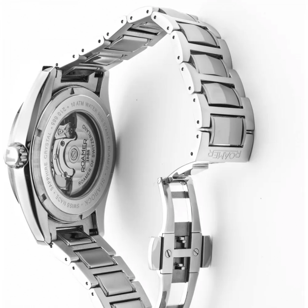 Roamer Searock II ezüst színű számlapos automata férfi óra 210665412520