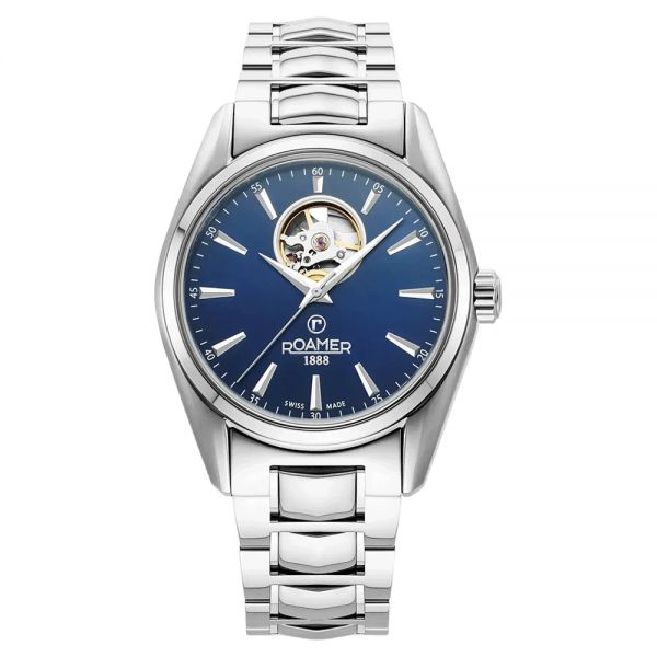 Roamer Searock Master kék számlapos automata férfi óra 984985414520