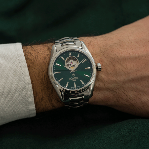Roamer Searock Master zöld számlapos automata férfi óra 984985417520