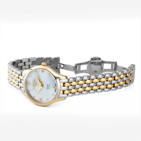 Roamer Soleure Diamond gyöngyház számlapos bicolor női óra 547857472550