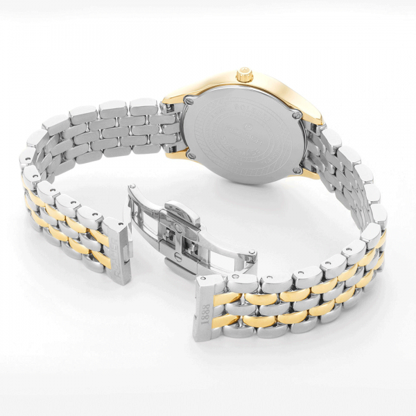 Roamer Soleure Diamond gyöngyház számlapos bicolor női óra 547857472550