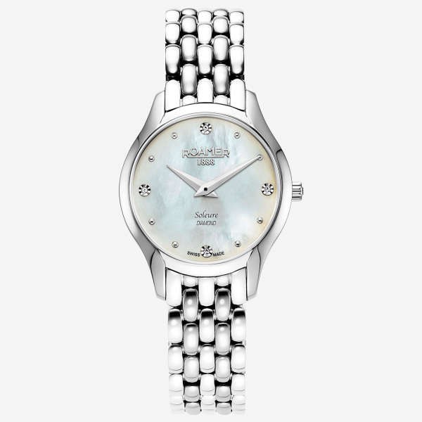 Roamer Soleure Diamond gyöngyház számlapos női óra 547857412550