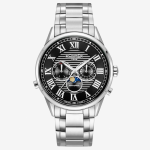 Roamer Superior Moonphase II fekete számlapos férfi karóra 513821418550