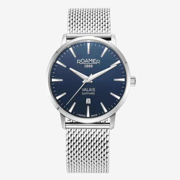 Roamer Valais kék számlapos dupla szíjas férfi óra 988833414505