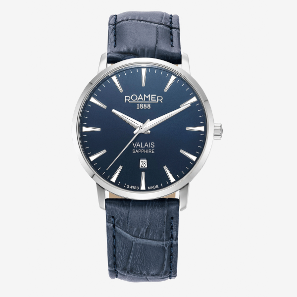 Roamer Valais kék számlapos dupla szíjas férfi óra 988833414505