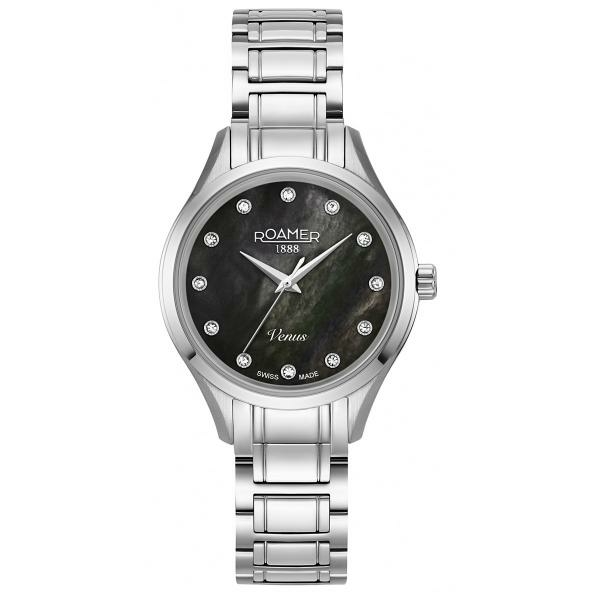 Roamer Venus fekete gyöngyház számlapos női óra 600847415960