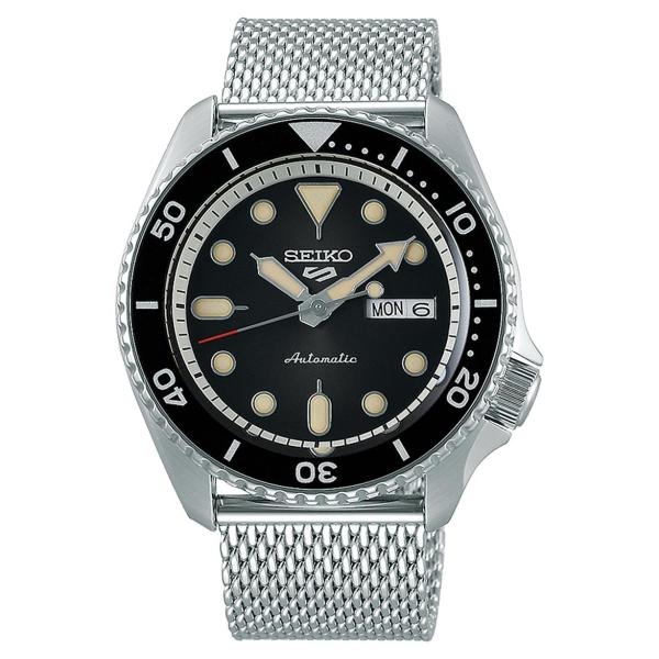 Seiko 5 Sports fekete számlapos automata férfi óra SRPD73K1