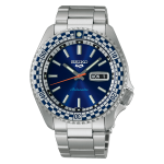 Seiko 5 Sports Petrol Blue 'Checker Flag' Special Edition férfi karóra SRPK65K1