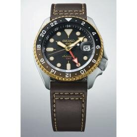Seiko 5 Sports SKX GMT in Mocha mechanikus automata férfi karóra SSK036K1
