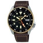 Seiko 5 Sports SKX GMT in Mocha mechanikus automata férfi karóra SSK036K1