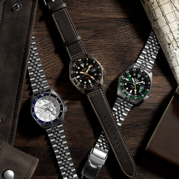 Seiko 5 Sports SKX GMT Sky blue automata férfi óra SSK033K1