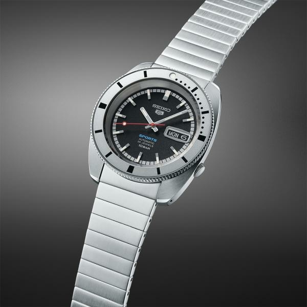 Seiko 5 Sports SKX Pepper Black 1968 Recreation Limited Edition SRPL05K1