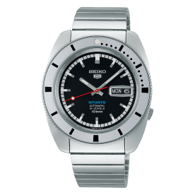 Seiko 5 Sports SKX Pepper Black 1968 Recreation Limited Edition SRPL05K1