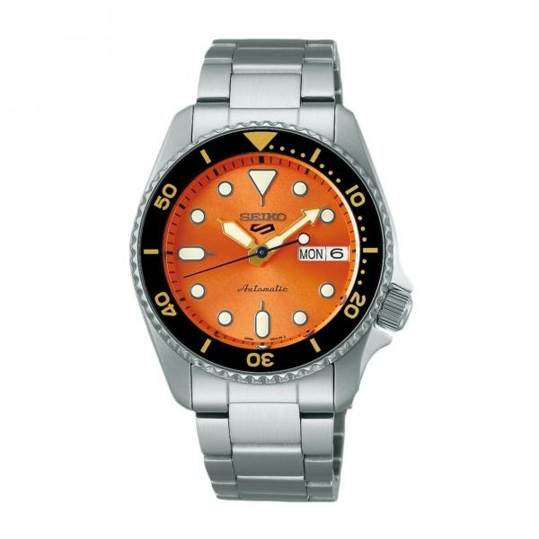 Seiko 5 Sports SKX Sports Style narancssárga automata férfi óra SRPK35K1