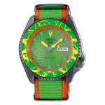 Seiko 5 Sports Street Fighter Blanka Limited Edition zöld férfi óra SRPF23K1