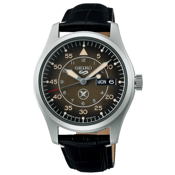 Seiko 5 Sports Yuto Horigome Limited Edition automata bőrszíjas óra SRPL31K1