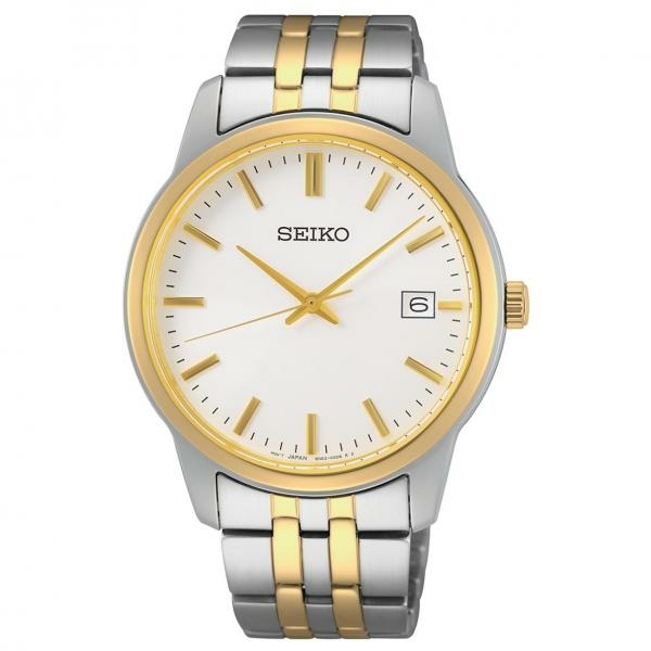 Seiko Arany ezüst színű fémszíjas férfi óra SUR402P1