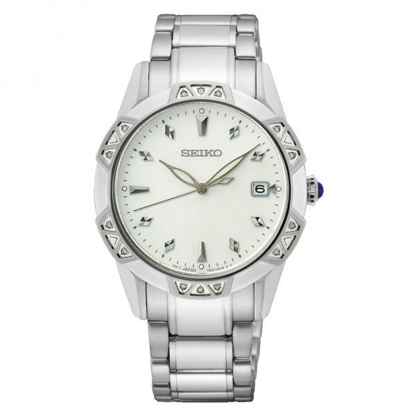 Seiko Caprice női óra gyöngyház számlappal gyémántokkal SKK727P1