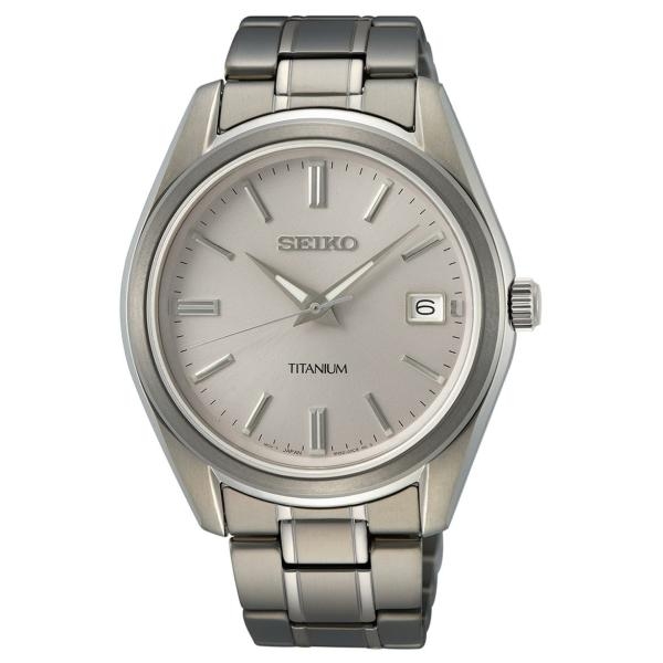 Seiko Classic fémcsatos  titánium kvarc férfi karóra SUR369P1