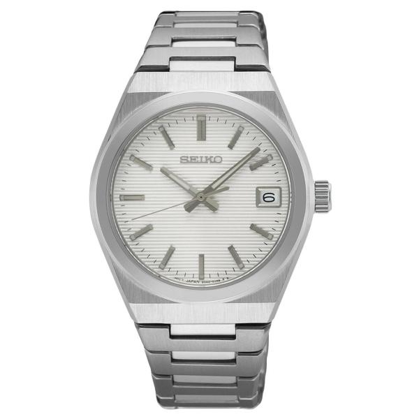 Seiko Classic fémcsatos fehér számlapos kvarc női karóra SUR573P1