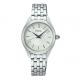 Seiko Classic fémszíjas, fehér számlapos női karóra SUR537P1