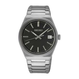 Seiko Classic fémszíjas fekete férfi kvarc karóra SUR557P1
