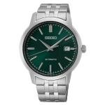 Seiko Classic fémszíjas zöld számlapos ezüst férfi automata óra SRPH89K1