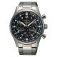 Seiko Neo Sports fekete számlapos chronograph férfi karóra SSB447P1