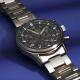Seiko Neo Sports fekete számlapos textil hibrid szíjas chronograph férfi karóra SSB449P1