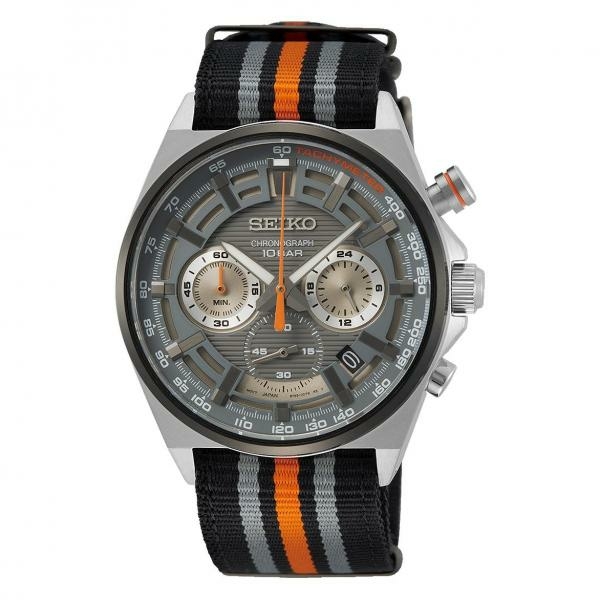 Seiko Neo Sports textilszíjas férfi chronograph karóra SSB403P1