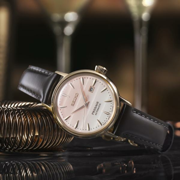 Seiko Presage 'Pinky Twilight' Cocktail Time Limited Edition női karóra SRE014J1