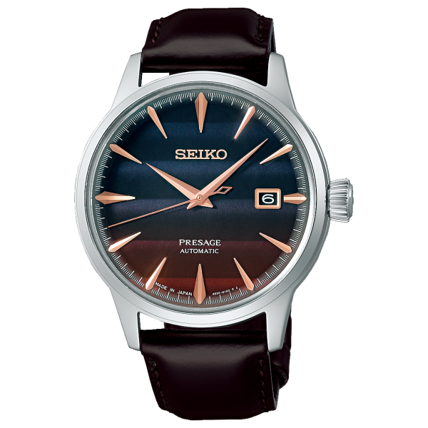 Seiko Presage 'Purple Sunset' Cocktail Time Limited Edition férfi karóra SRPK75J1