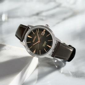 Seiko Presage Cocktail Time 'Irish Coffee' barna számlapos automata férfi karóra SRPJ17J1