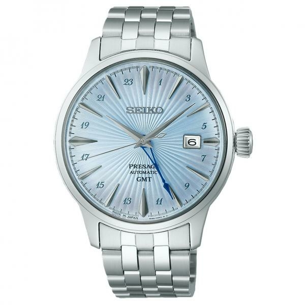 Seiko Presage Cocktail Time 'Skydiving' GMT mechanikus automata férfi karóra SSK037J1