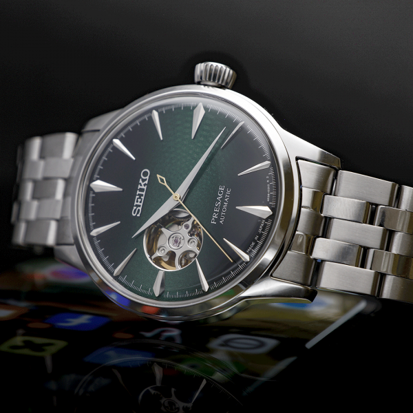 Seiko Presage Cocktail time Grasshopper automata férfi óra SSA441J1