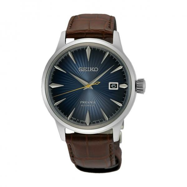 Seiko Presage Cocktail Time Midnight Blue Moon férfi karóra SRPK15J1