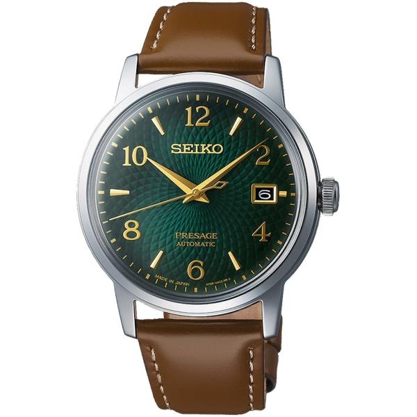 Seiko Presage Cocktail Time Mojito zöld számlapos automata férfi karóra SRPE45J1