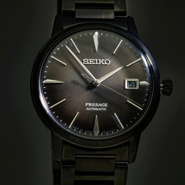 Seiko Presage Cocktail Time The Black Velvet férfi óra SRPJ15J1