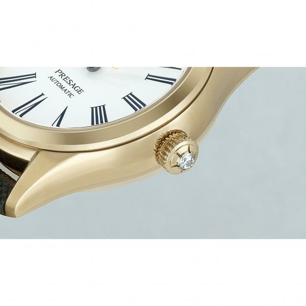 Seiko Presage Craftmanship fehér zománc számlapos női óra SPB234J1