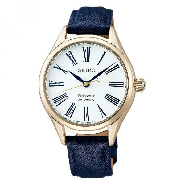Seiko Presage Craftmanship fehér zománc számlapos női óra SPB234J1