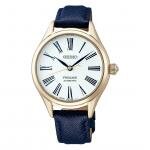 Seiko Presage Craftmanship fehér zománc számlapos női óra SPB234J1