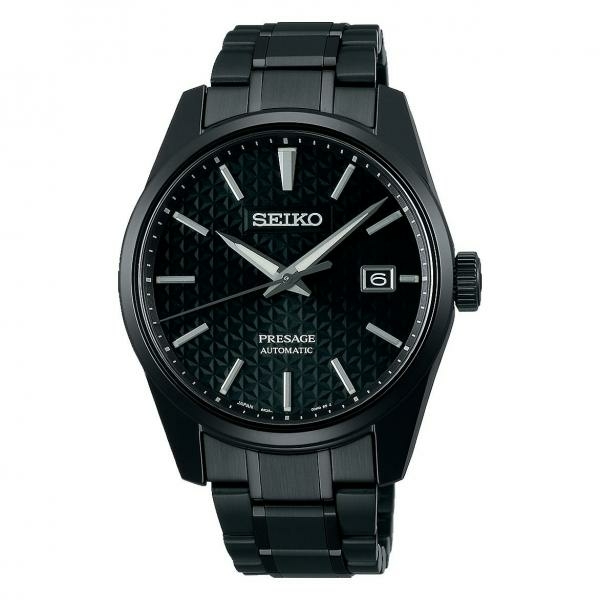 Seiko Presage Sharp Edged fekete férfi automata karóra SPB229J1